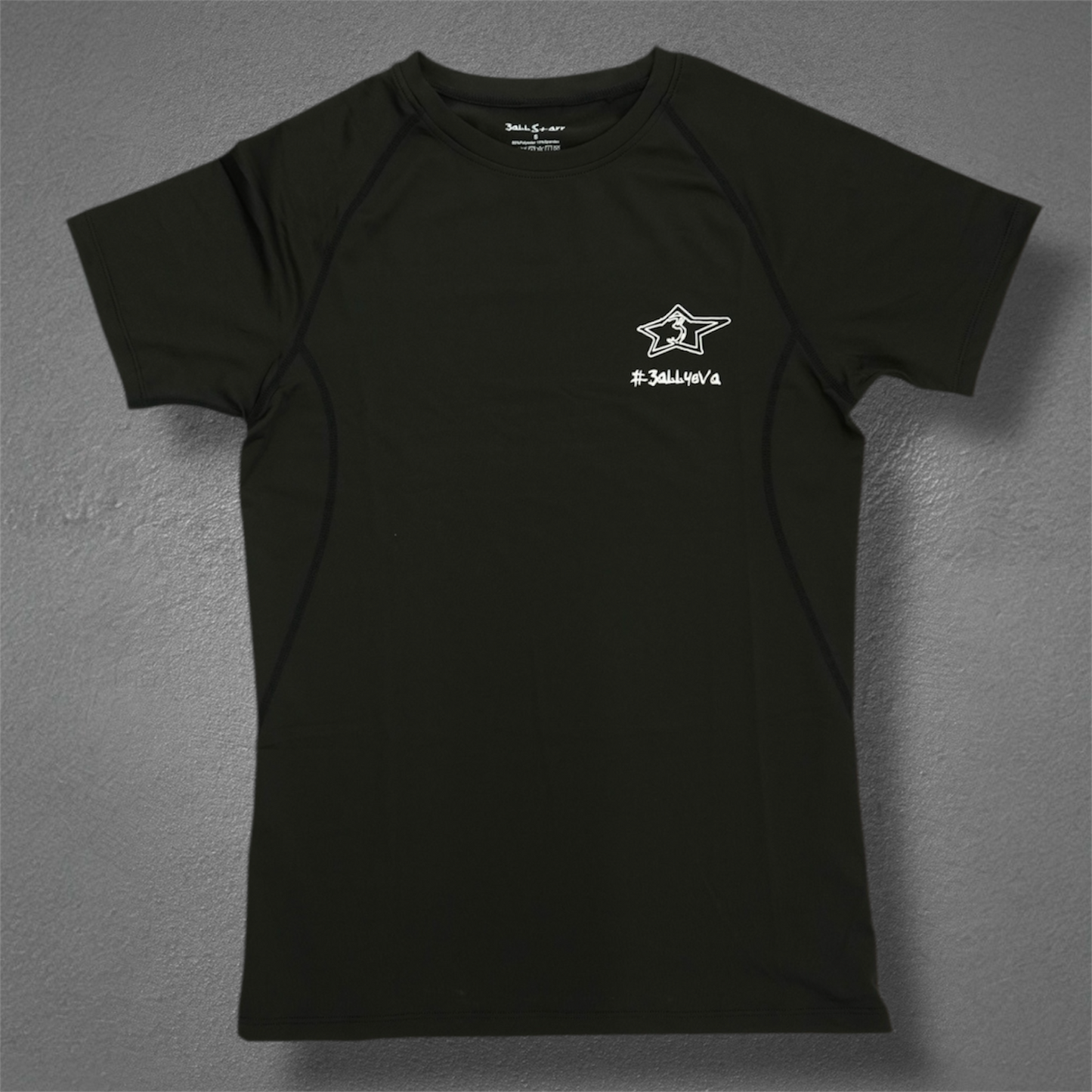 #3ALL4EVA Training Day Compression Shirt - black