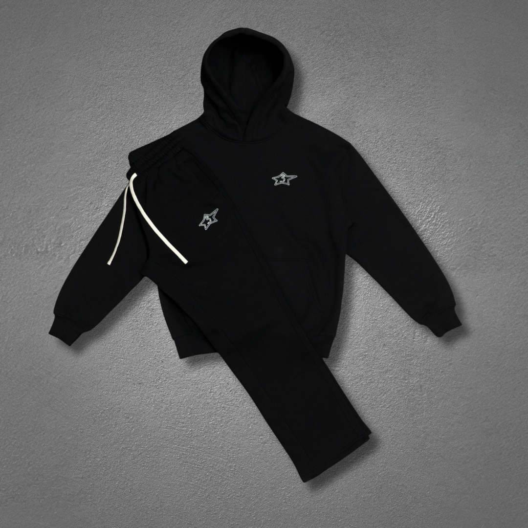 Off Court Tracksuit - Straight Fit - black