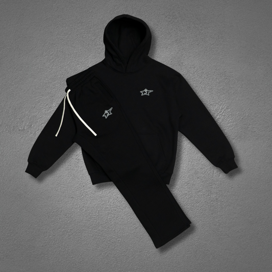 Off Court Tracksuit - Straight Fit - black