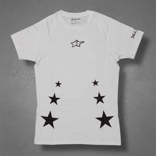 3allStarr ELITE Compression Shirt - white