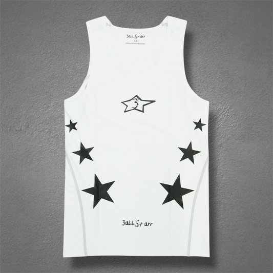 3allStarr ELITE Compression Vest - white