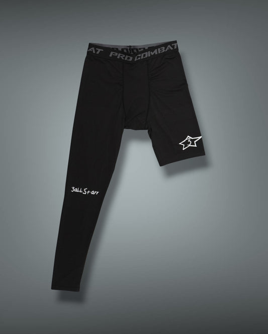 One Leg 3/4 Compression Shorts
